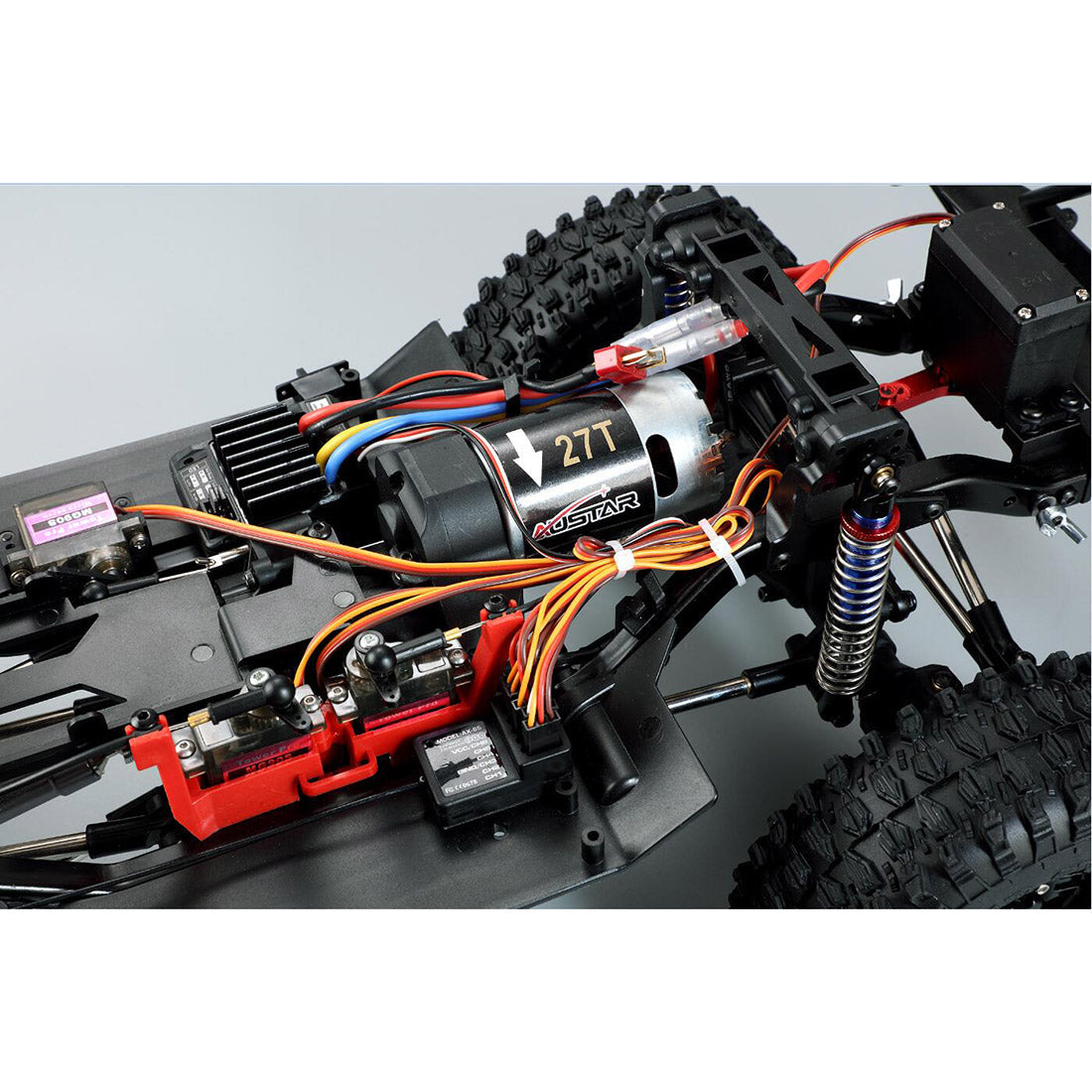 AXX4 1/10 RC Car 2.4G 4WD Electric Off-road Vehicle RC Crawler Model Brushed RC Truck - RTR Version
