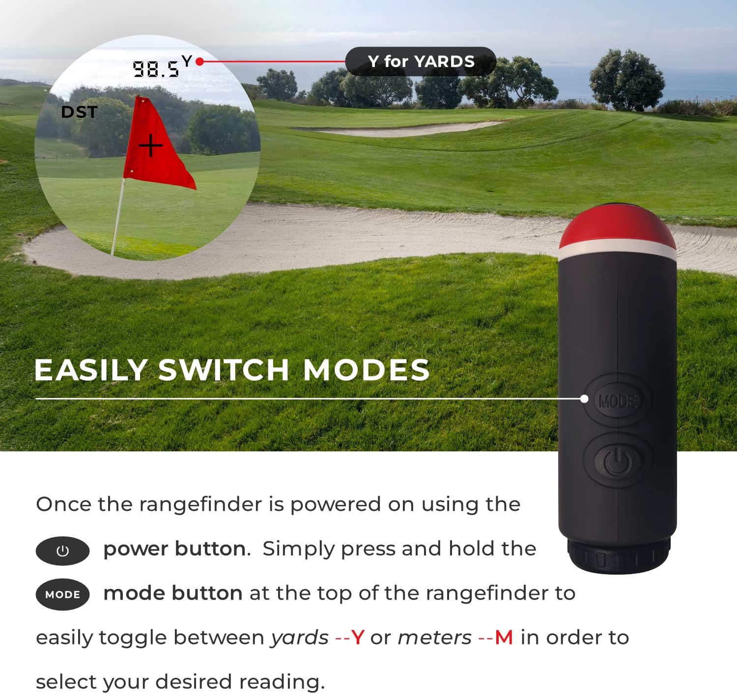 Golf 1000 Yard Rangefinder