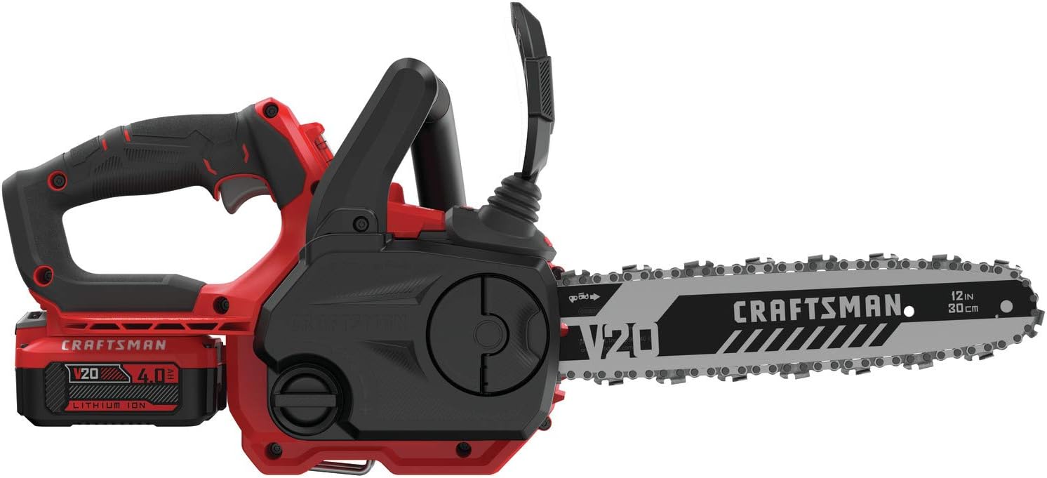 CRAFTSMAN V20* Cordless Chainsaw, 12-Inch (CMCCS620M1)