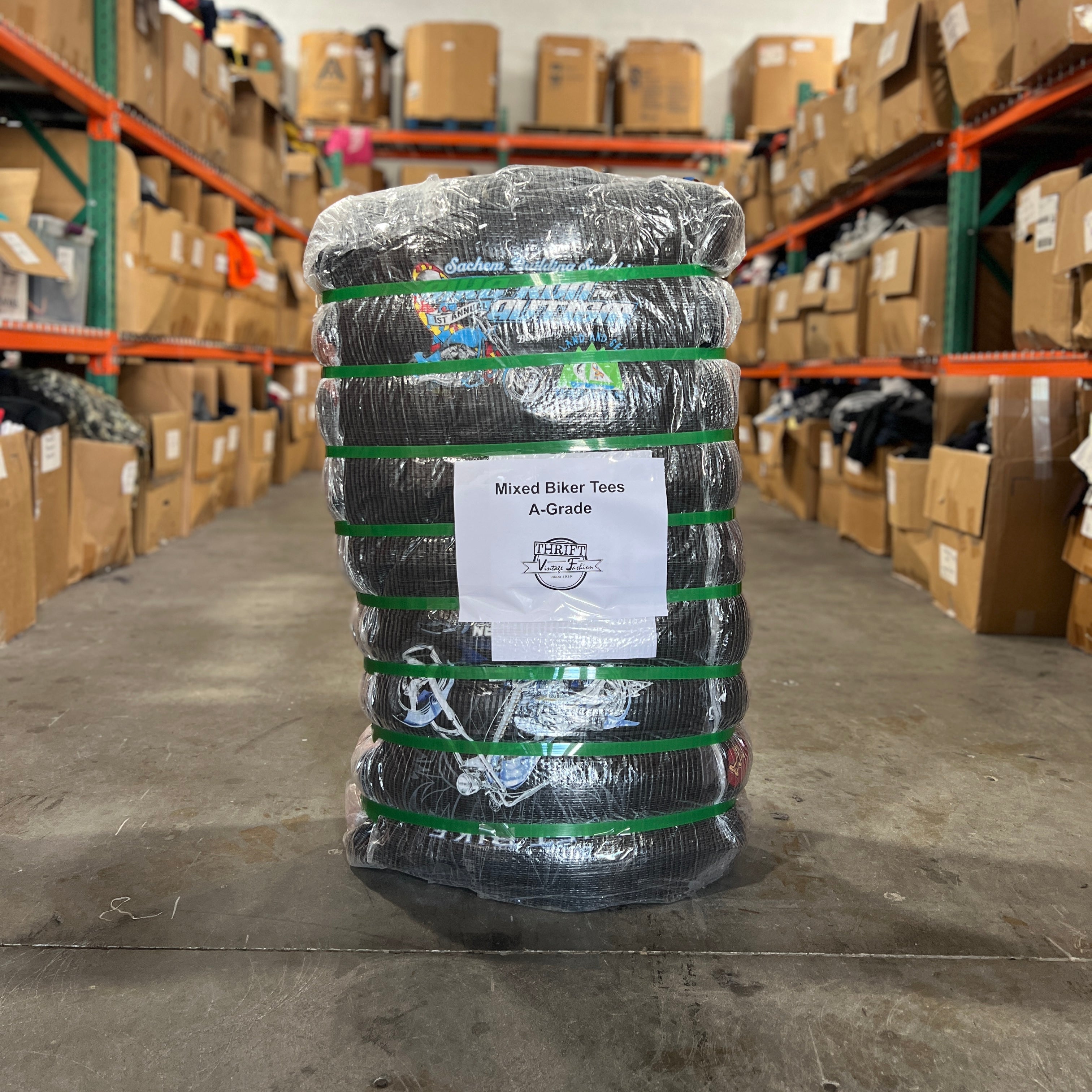 100lb Biker T-Shirts Bale