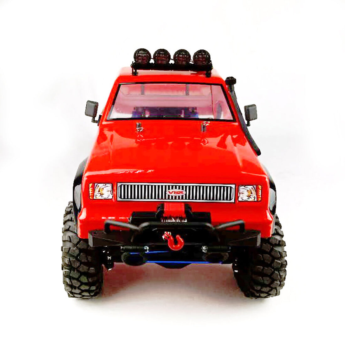 VRX RH1053 1/10 Scale 4WD Two Speed Brushed RTR Off-road Crawler 2.4GHz RC Car with Light Winch, 60A ESC, 550 Motor - R0280 Orange