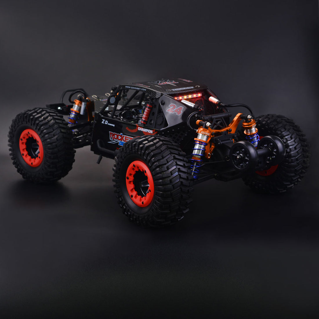 ZD Racing ROCKET DBX-10 1/10 4WD 80KM/H 2.4G RC Car Brushless Motor High-speed Remote Control Desert Off-road Vehicle with Spare Tire - RTR