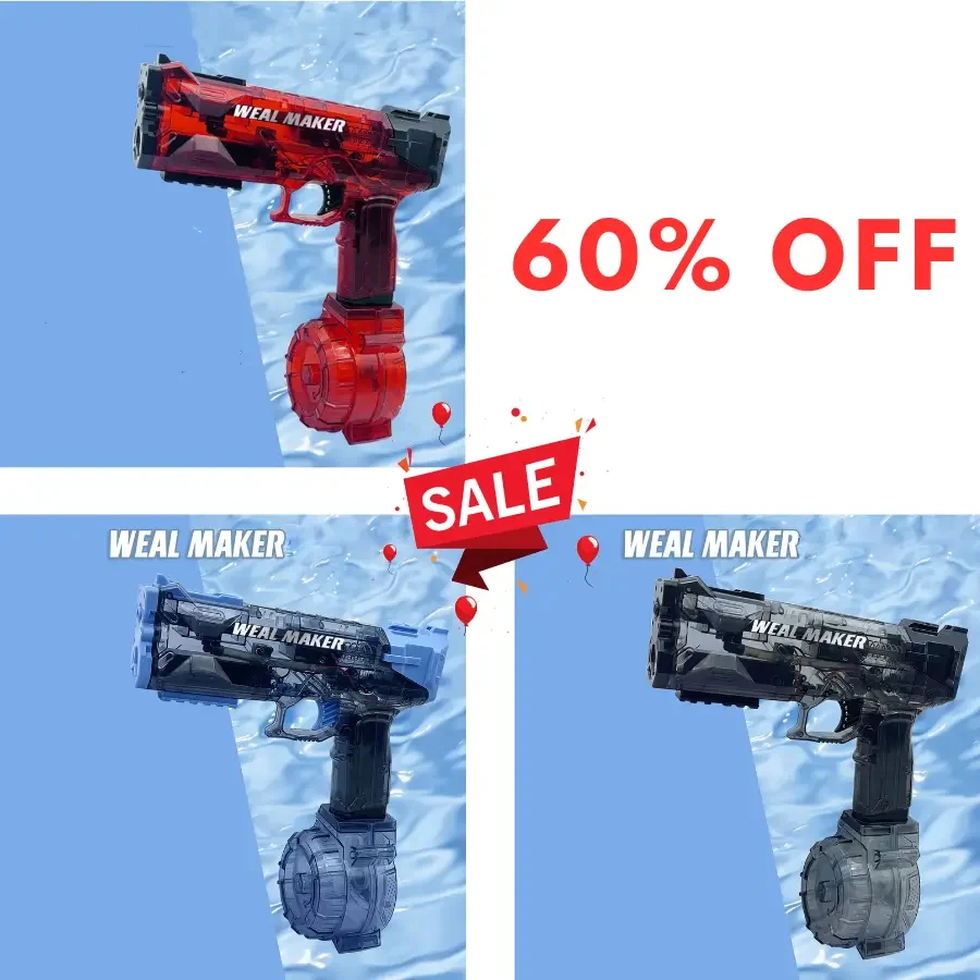 (Summer Hot Sale Now-50% OFF) 🔫✨2023 New Glock Fast Shooting Water Gun-BUY 2 FREE SHIPPING