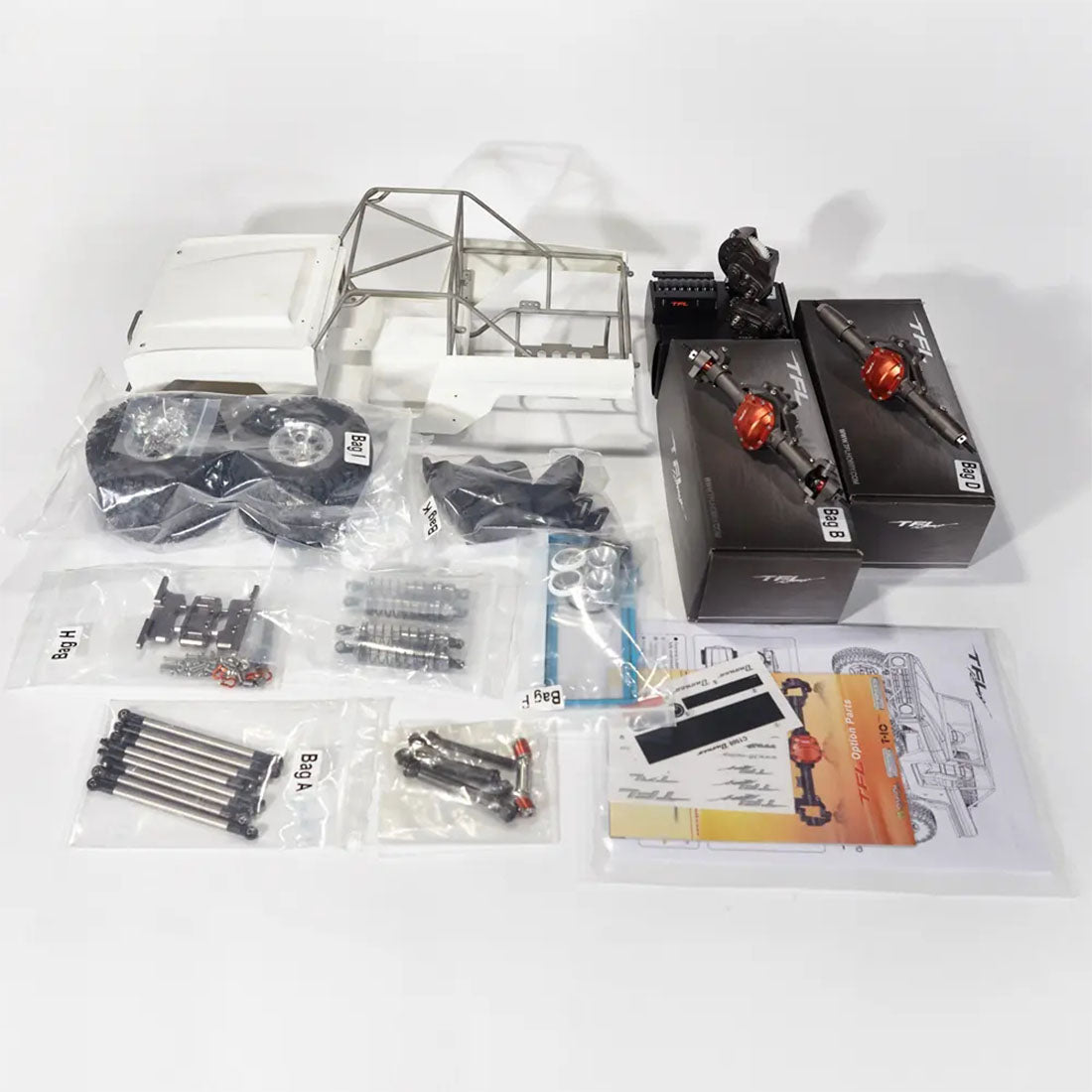 TFL Bronco C1508 1/10 4WD Full Metal RC Crawler Car - Car Shell Painting KIT Version