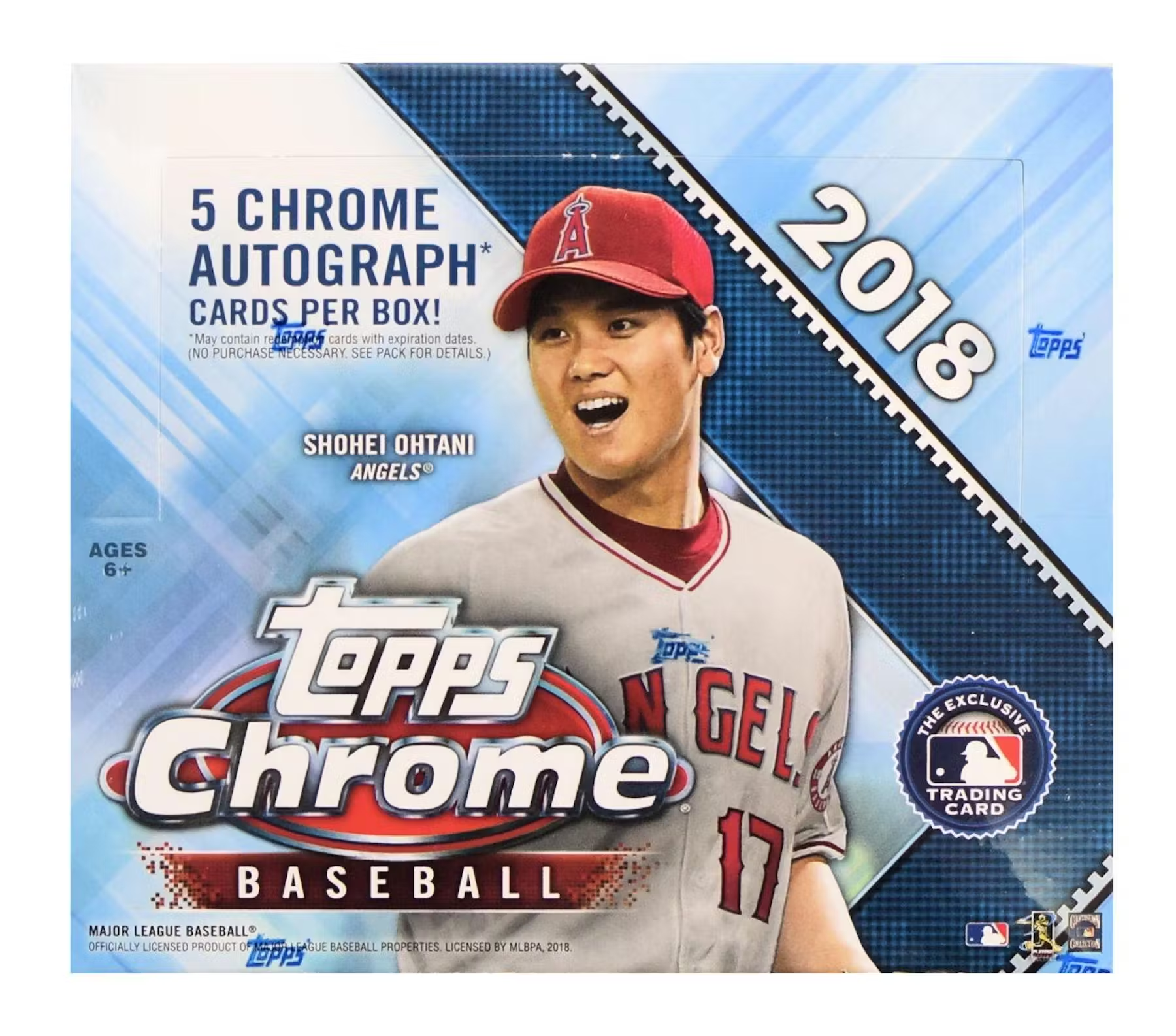 2018  Topps Chrome Baseball Hobby Jumbo Box