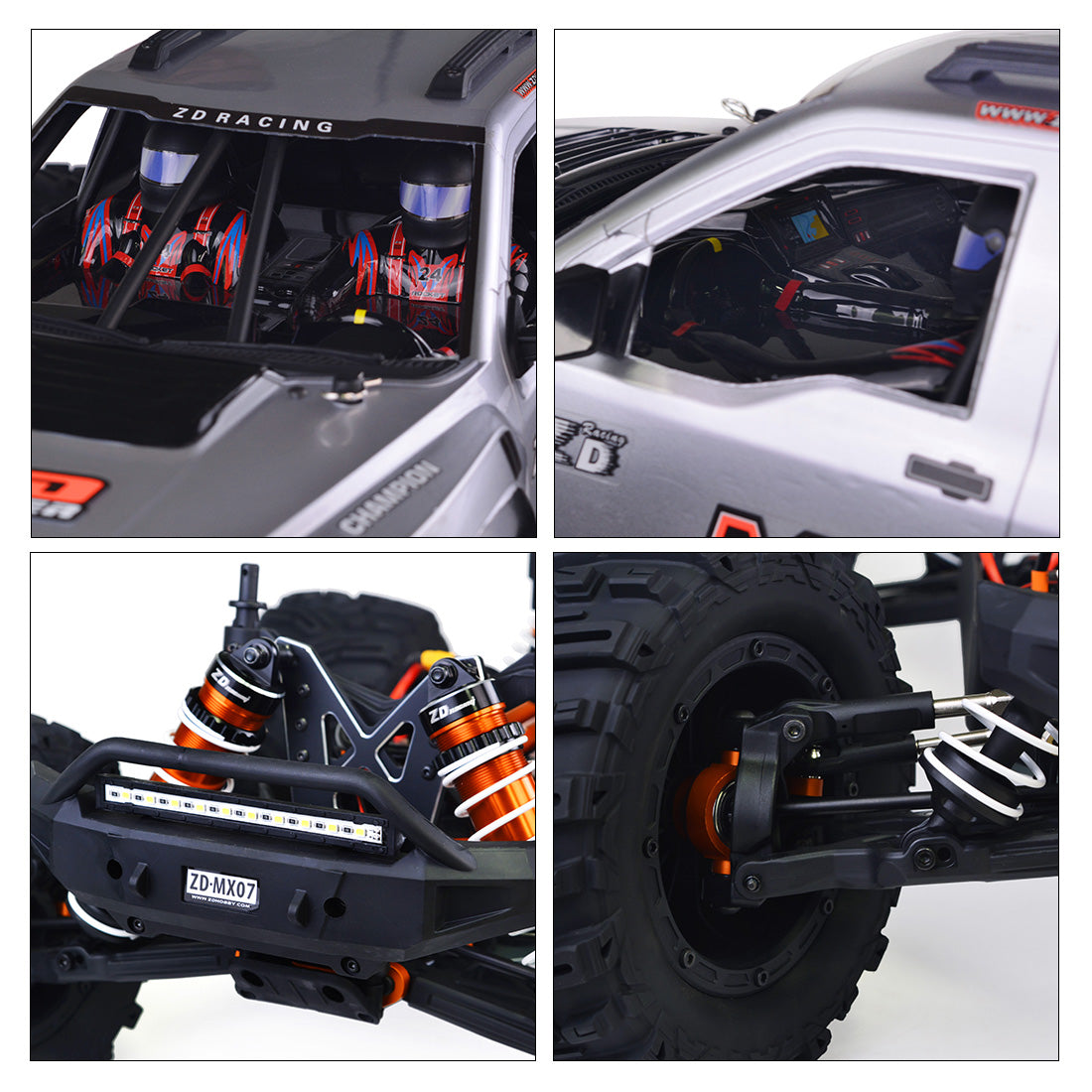 ZD Racing MX-07 1/7 4WD Monster Off-road Car - KIT Version