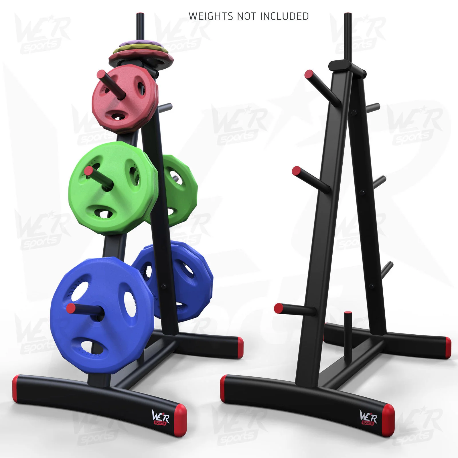 Standard Weight Plate Tree Rack Stand Storage For 1