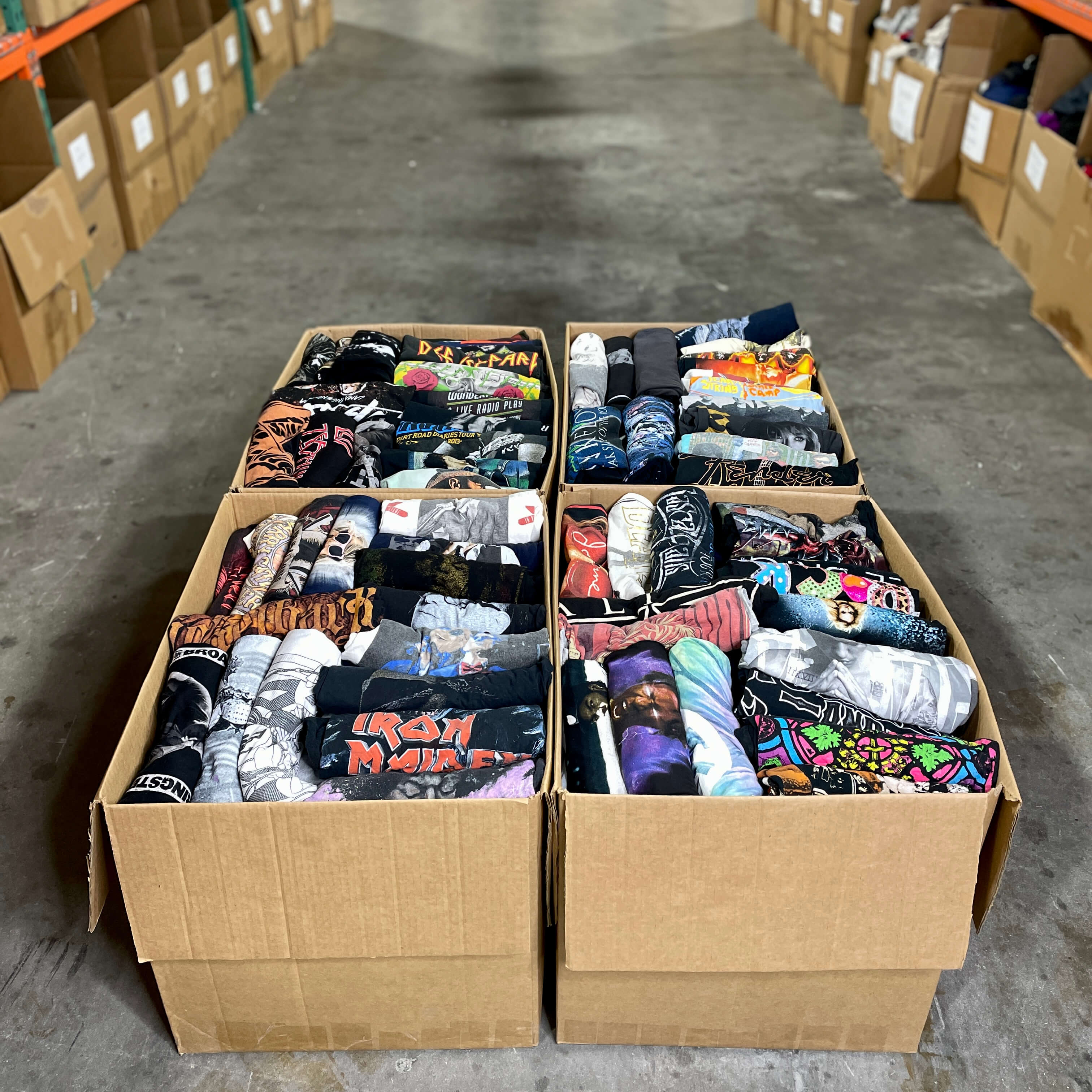 100lb Rock & Music T-Shirts Bale