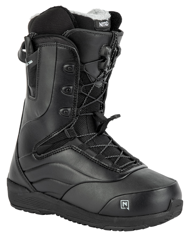 Nitro Crown TLS Womens Snowboard Boots - Black - 2023