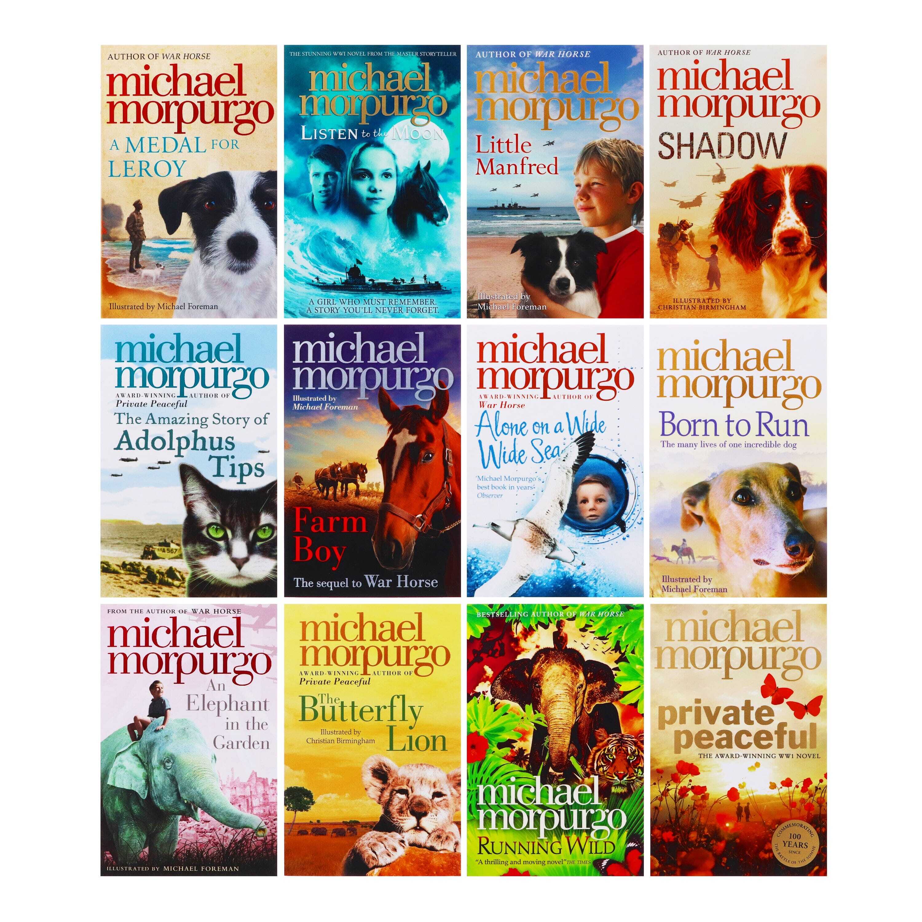 Michael Morpurgo 12 Books Collection Box Set - Ages 9+ - Paperback