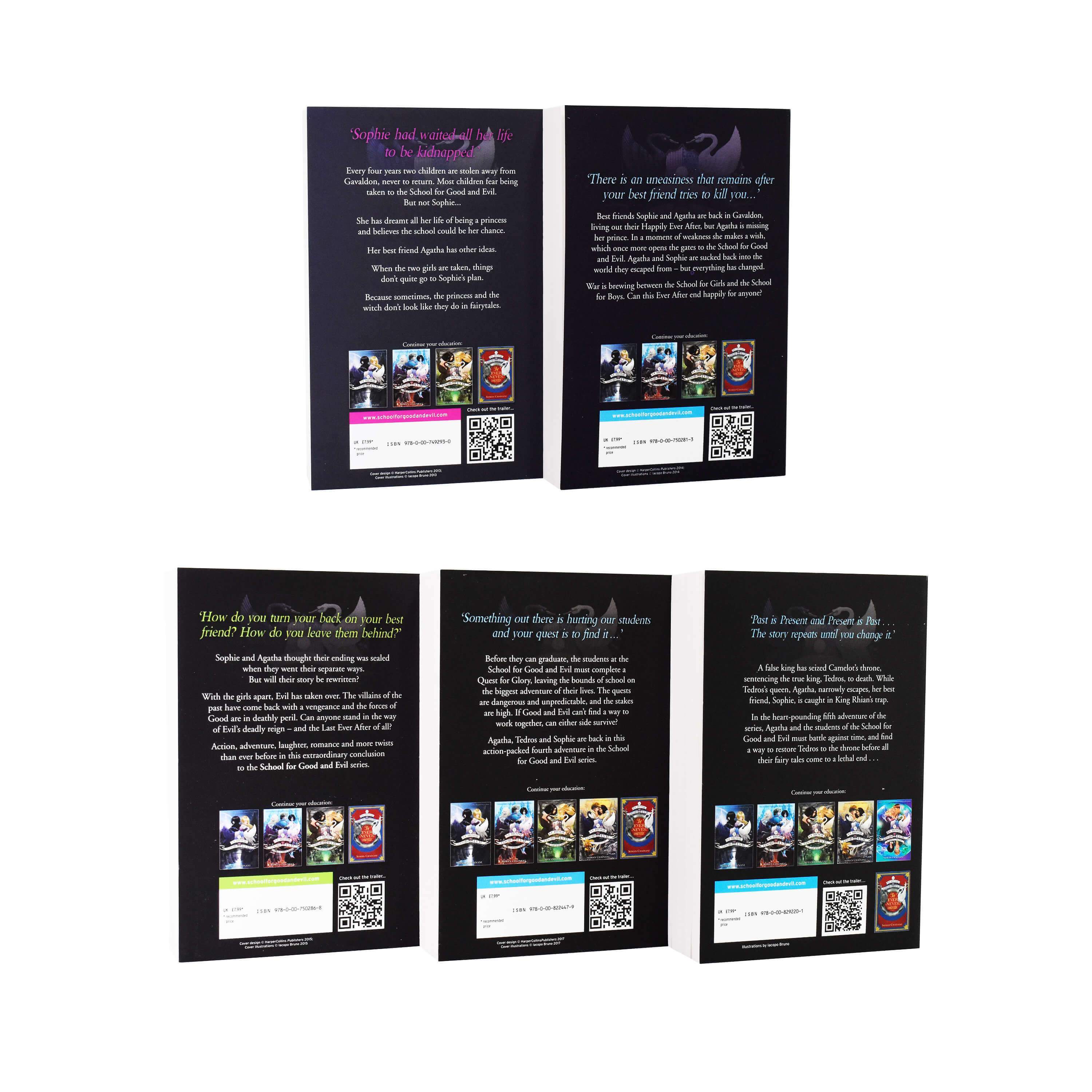 The School for Good and Evil Series by Soman Chainani 5 Books Collection Set - Age 8+ - Paperback
