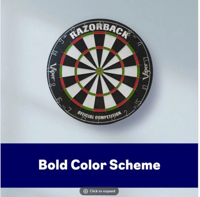 Viper Razorback Sisal Dartboard WDF Accredited