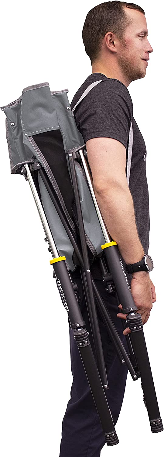 Outdoor Freestyle Rocker Portable Rocking Chair & Outdoor Camping Chair, ergonomic Nylon, Indigo Blue