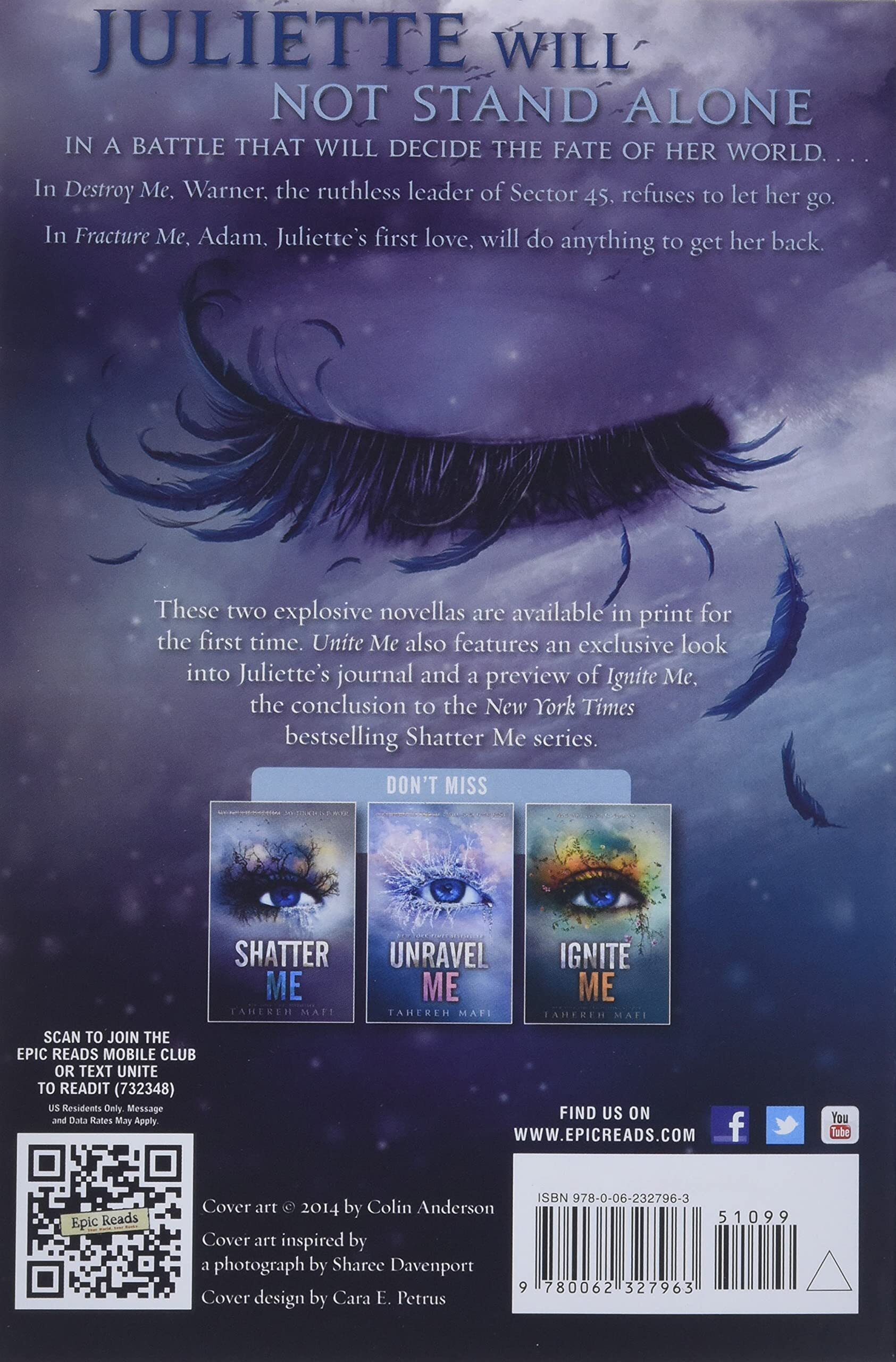 Unite Me (Shatter Me) Hardcover
