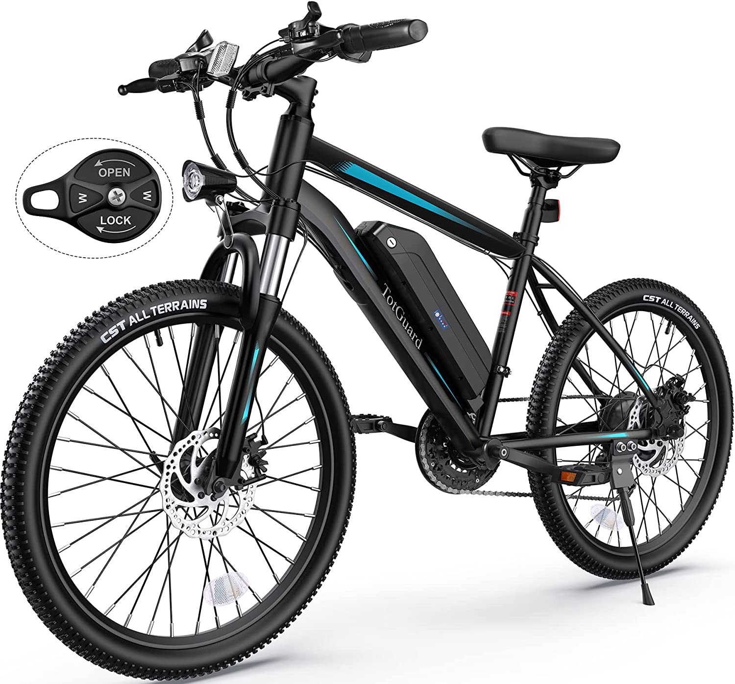 TotGuard Electric Bike, Electric Bike for Adults, 26