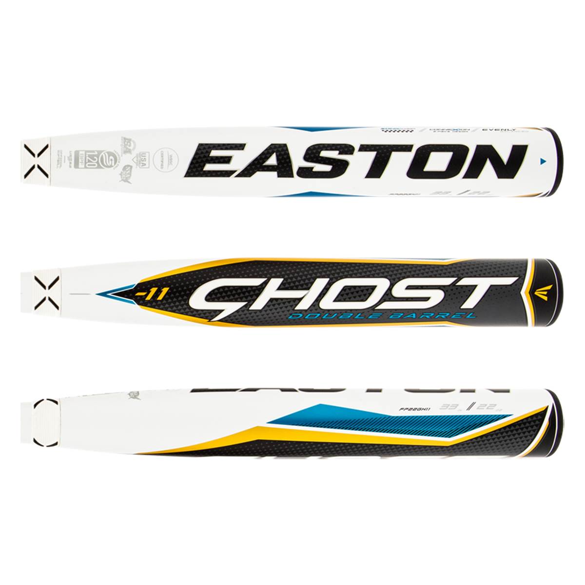 🔥2023 Easton Ghost Double Barrel -11 Fastpitch Softball Bat: FP22GH11
