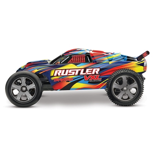 Traxxas Rustler VXL Brushless RTR RC Truck w/TSM (no battery/charger)