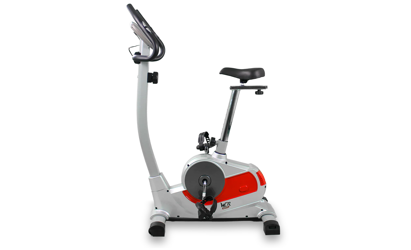 RevXtreme RideX Magnetic Exercise Bike SILVER-RED