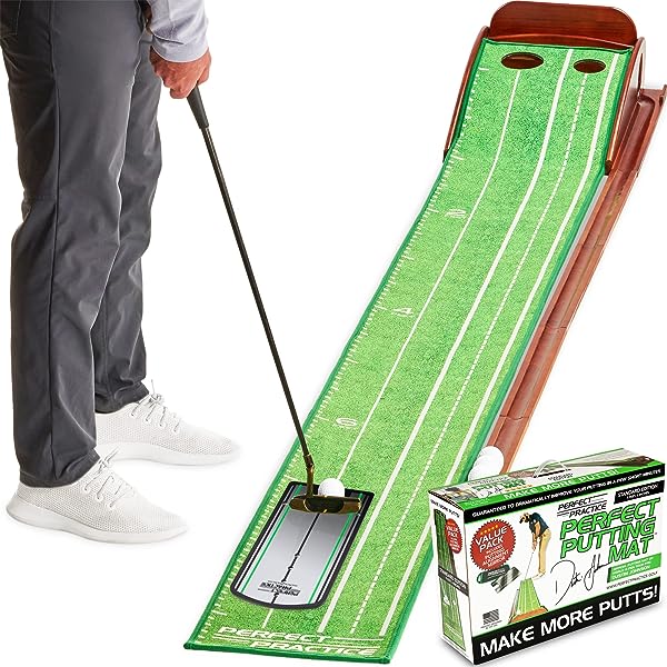 🔥Hot Sale Now🔥 Indoor Golf Putting Practice Mat