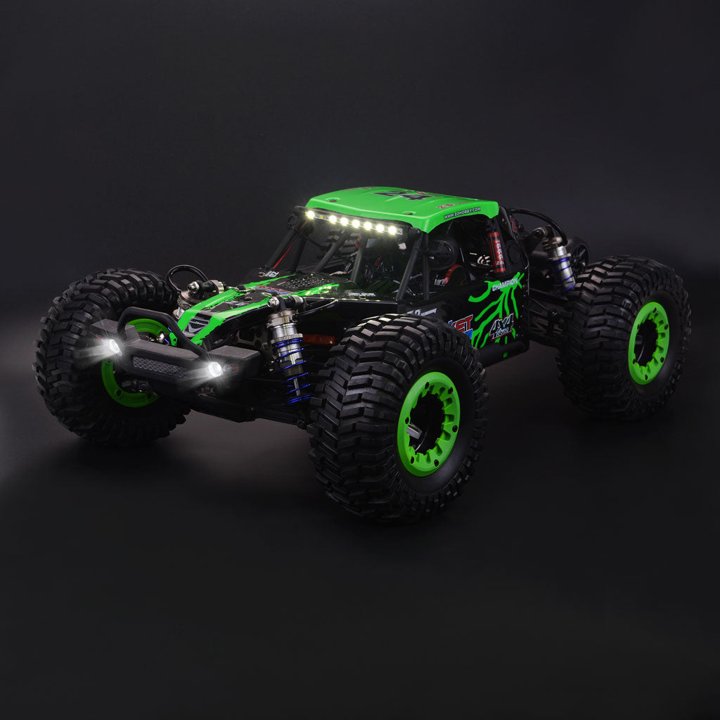ZD Racing ROCKET DBX-10 1/10 4WD 80KM/H 2.4G RC Car Brushless Motor High-speed Remote Control Desert Off-road Vehicle with Spare Tire - RTR