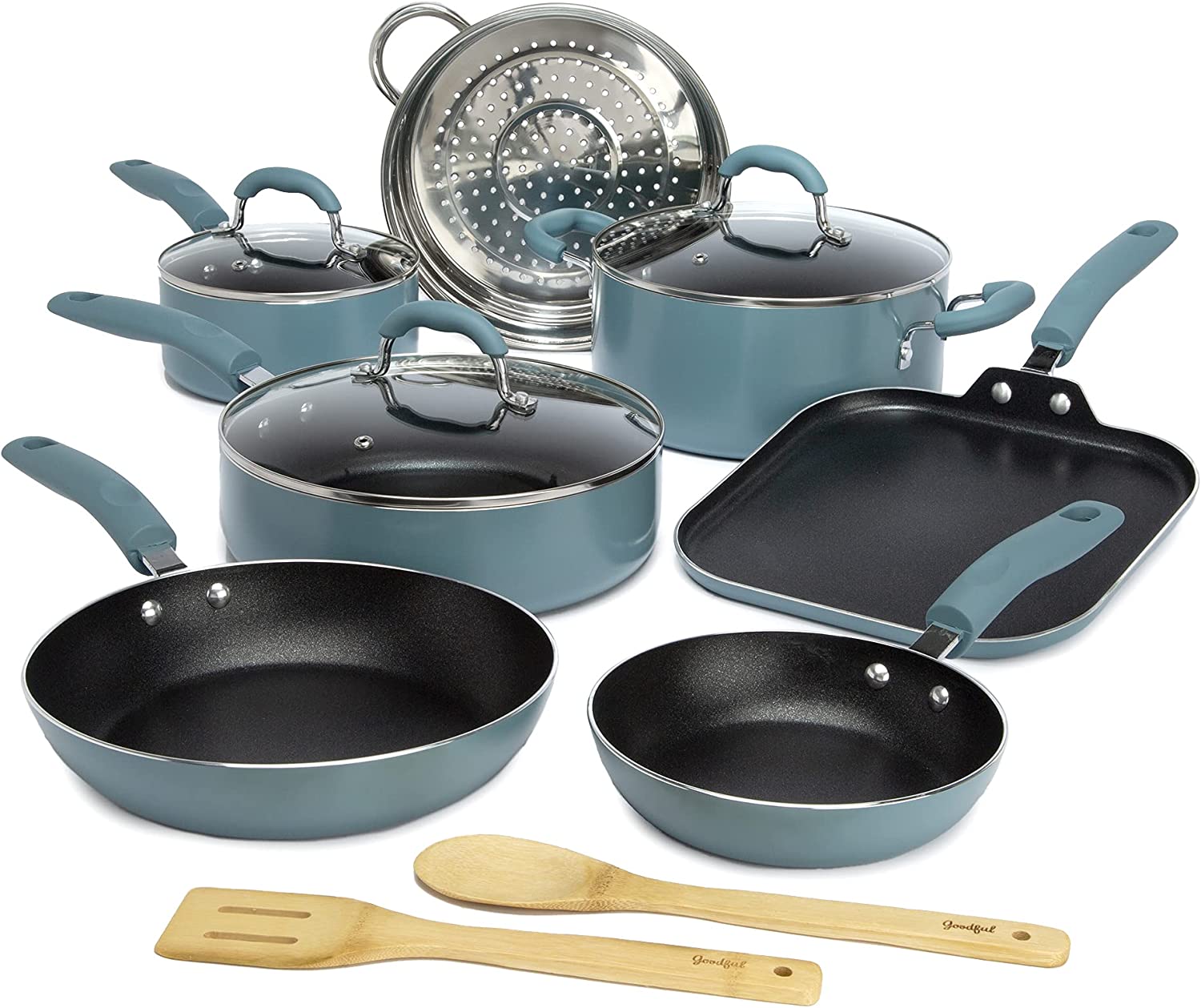 Collection 15-Piece All in One Kitchen Utensil Set, Red