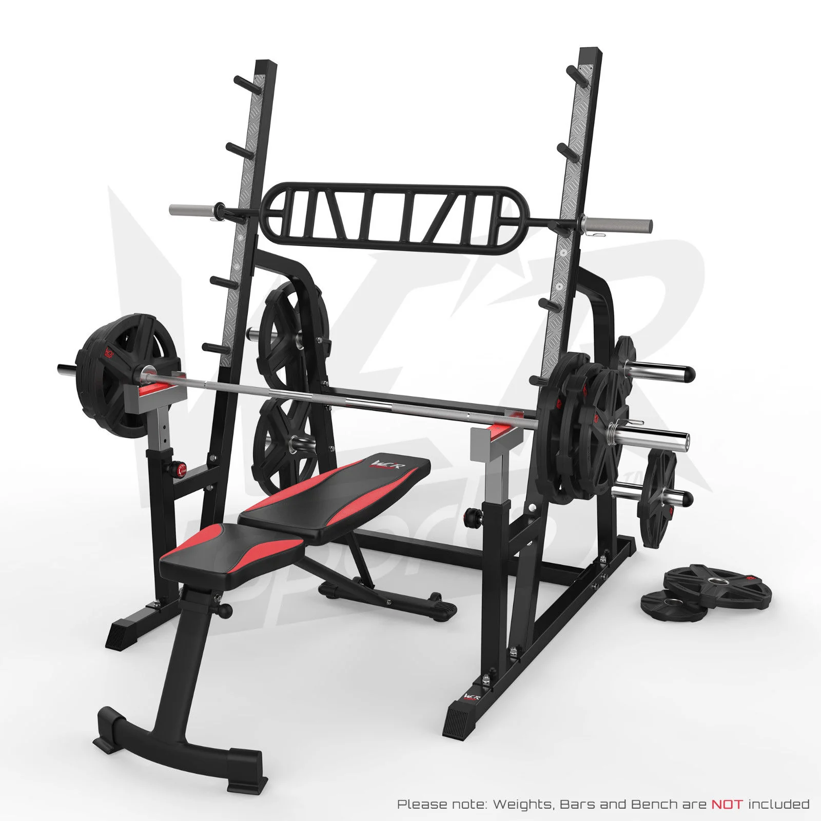 RackXPower Adjustable Weight Lifting Squat Rack
