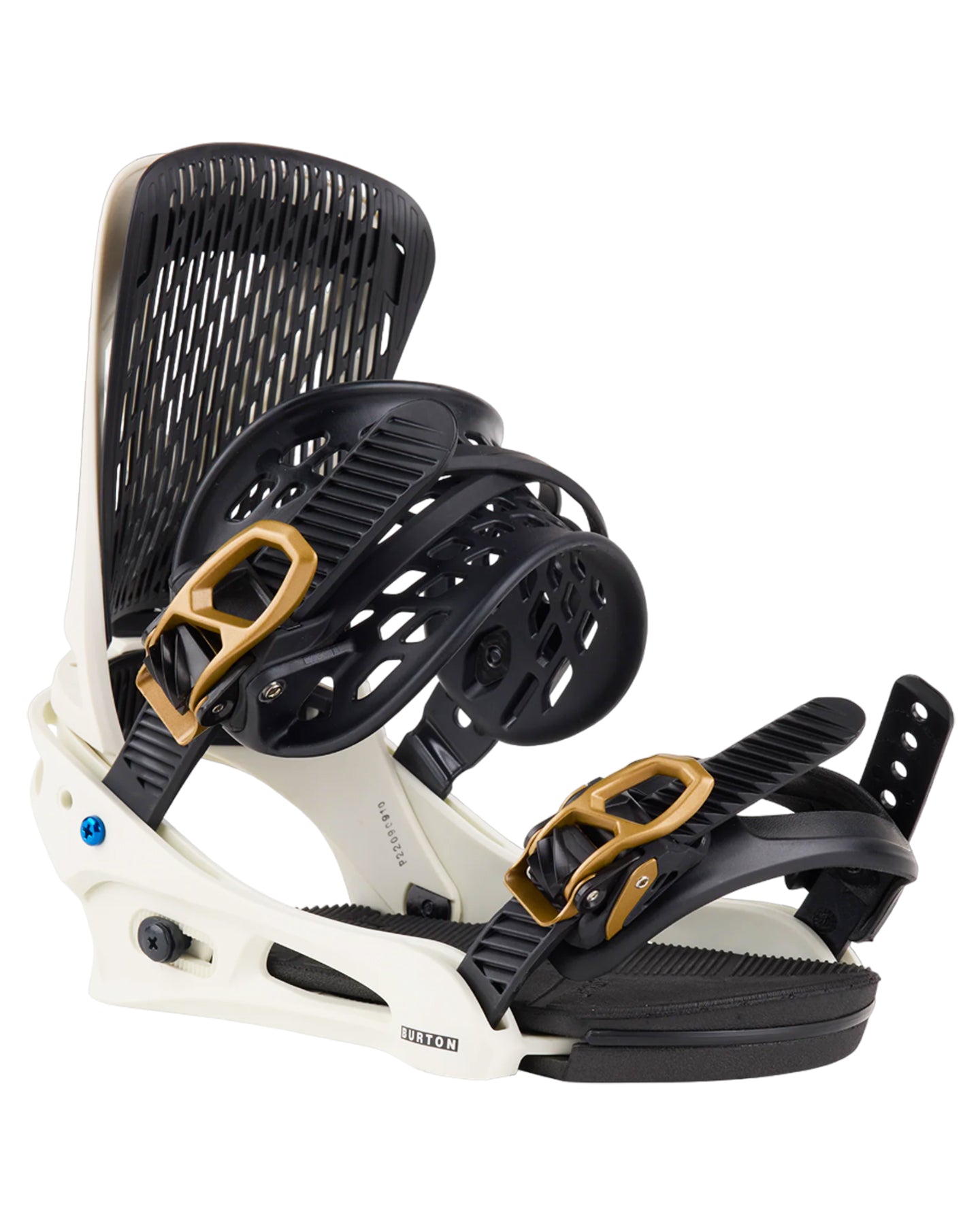 Burton Men's Genesis Re:Flex Snowboard Bindings - White / Gold - 2024