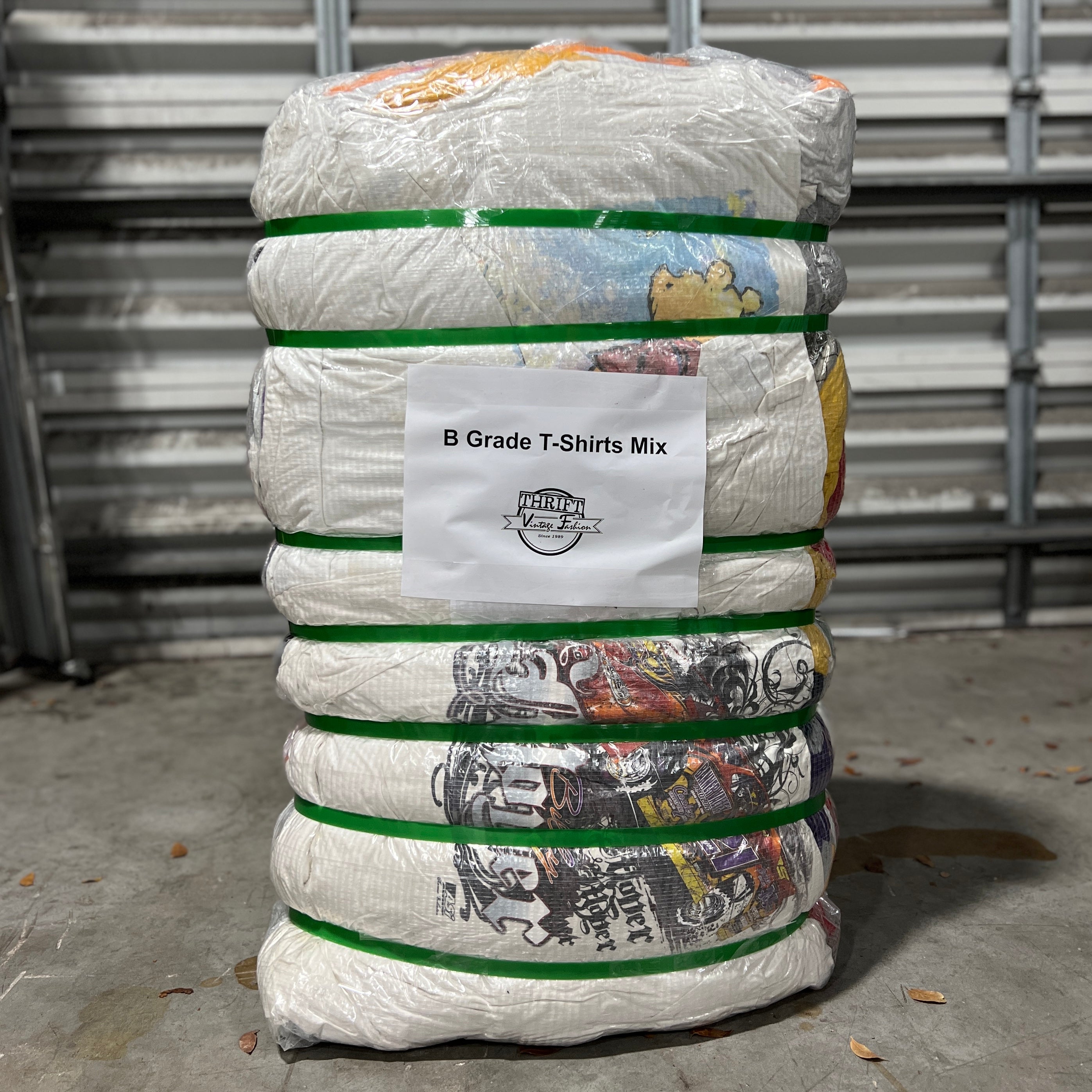100lb B Grade Mixed T-Shirts Bale