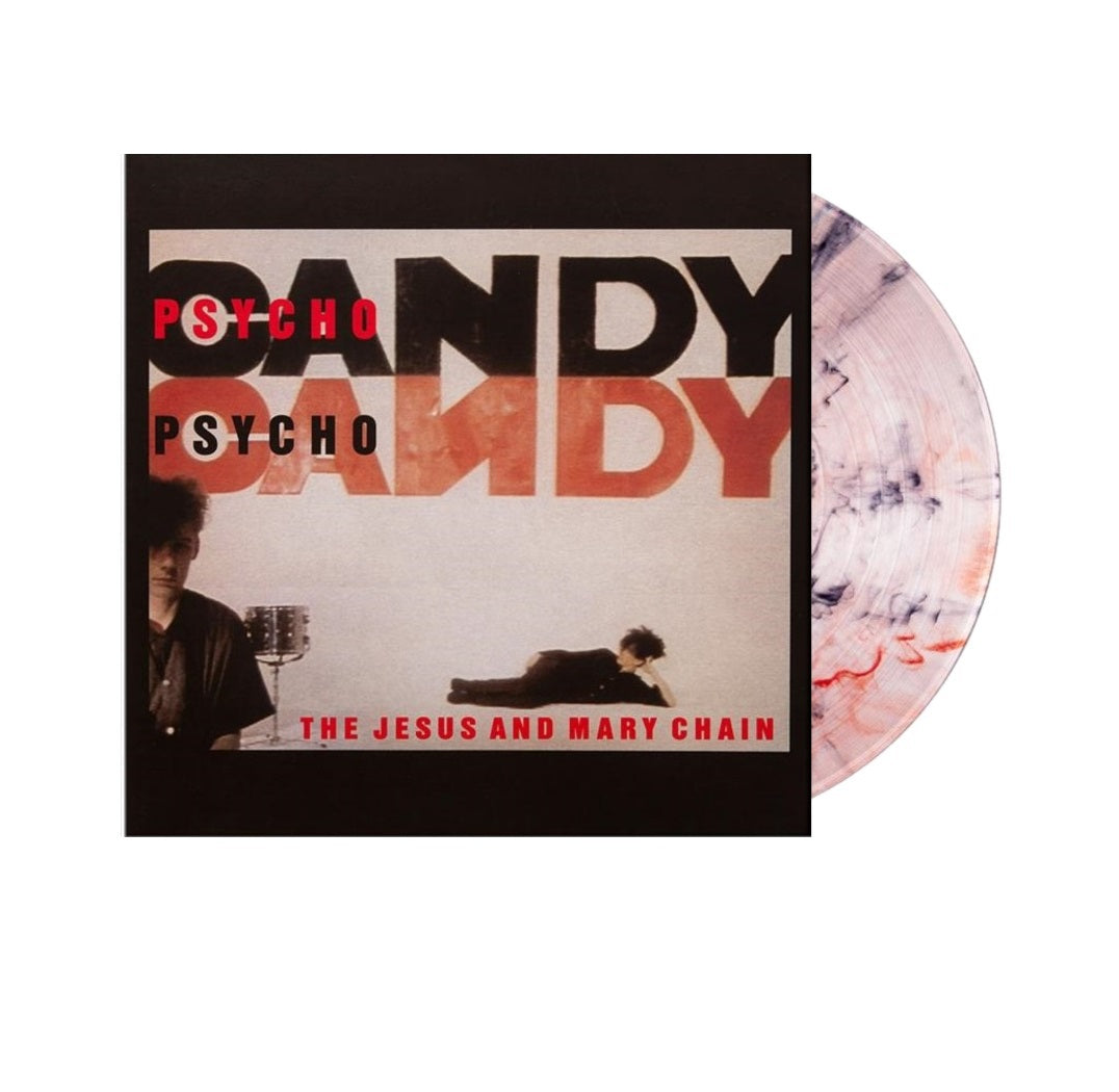 The Jesus And Mary Chain - Psychocandy Exclusive Clear- Red & Black Swirl Vinyl LP Record