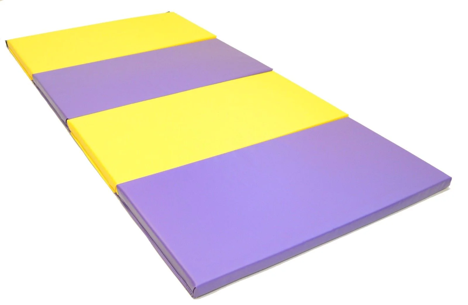 8FT Folding Gymnastics Mat Workout Fitness Yoga Home Tumble Track Mat 4'x8'x2