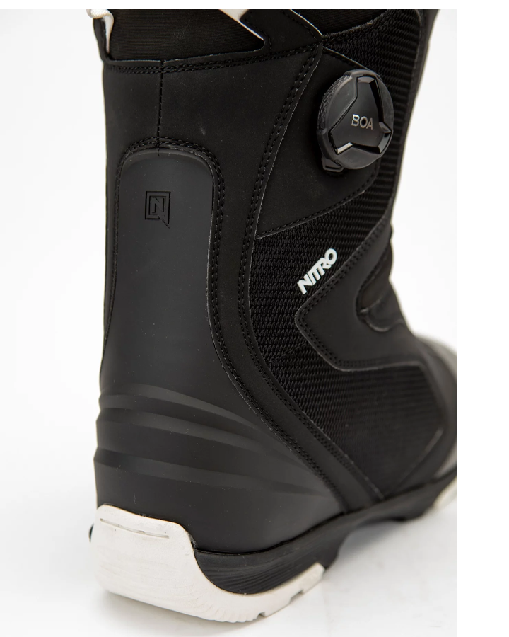 Nitro Club BOA Snowboard Boots - Black/White - 2023