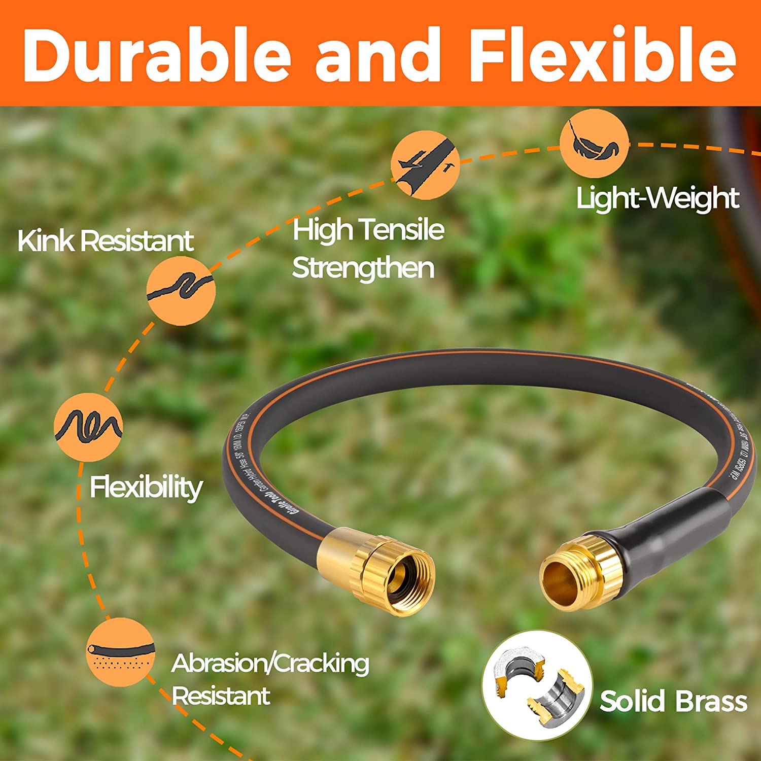 Garden Hose 100ft x 5/8