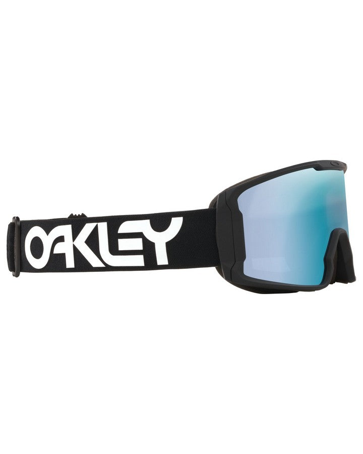 Oakley Line Miner M Snow Goggles - Factory Pilot Black / Prizm Snow Sapphire Iridium - 2023