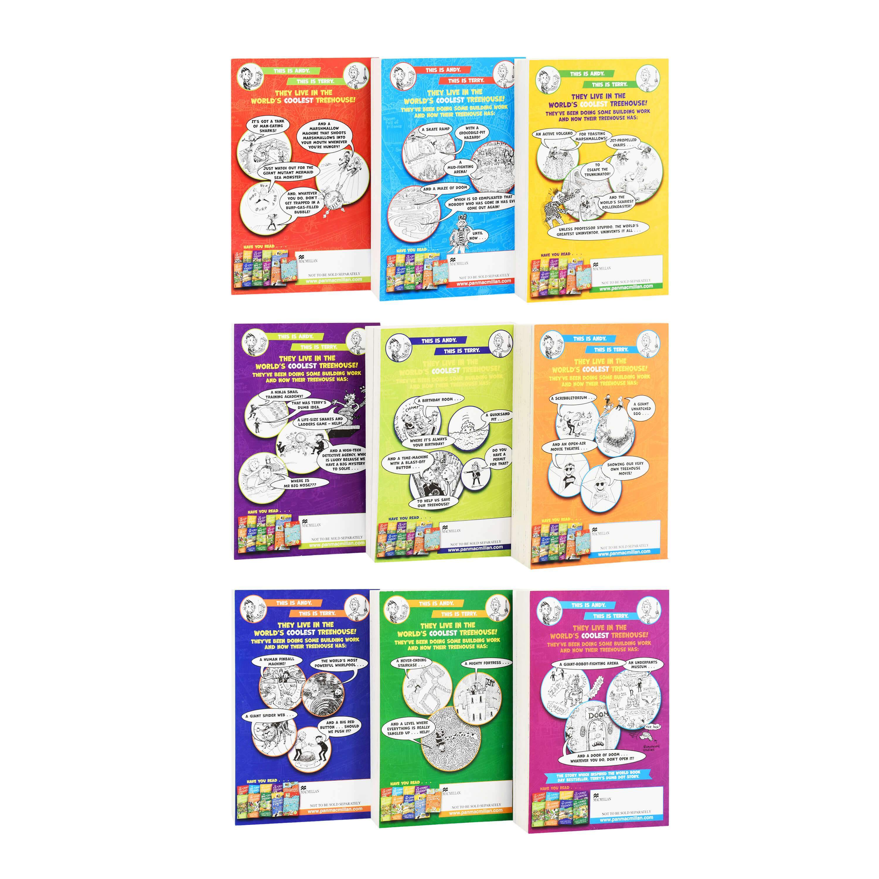 The Treehouse Series 9 Book Collection by Andy Griffiths & Terry Denton - Ages 7-9 - Paperback