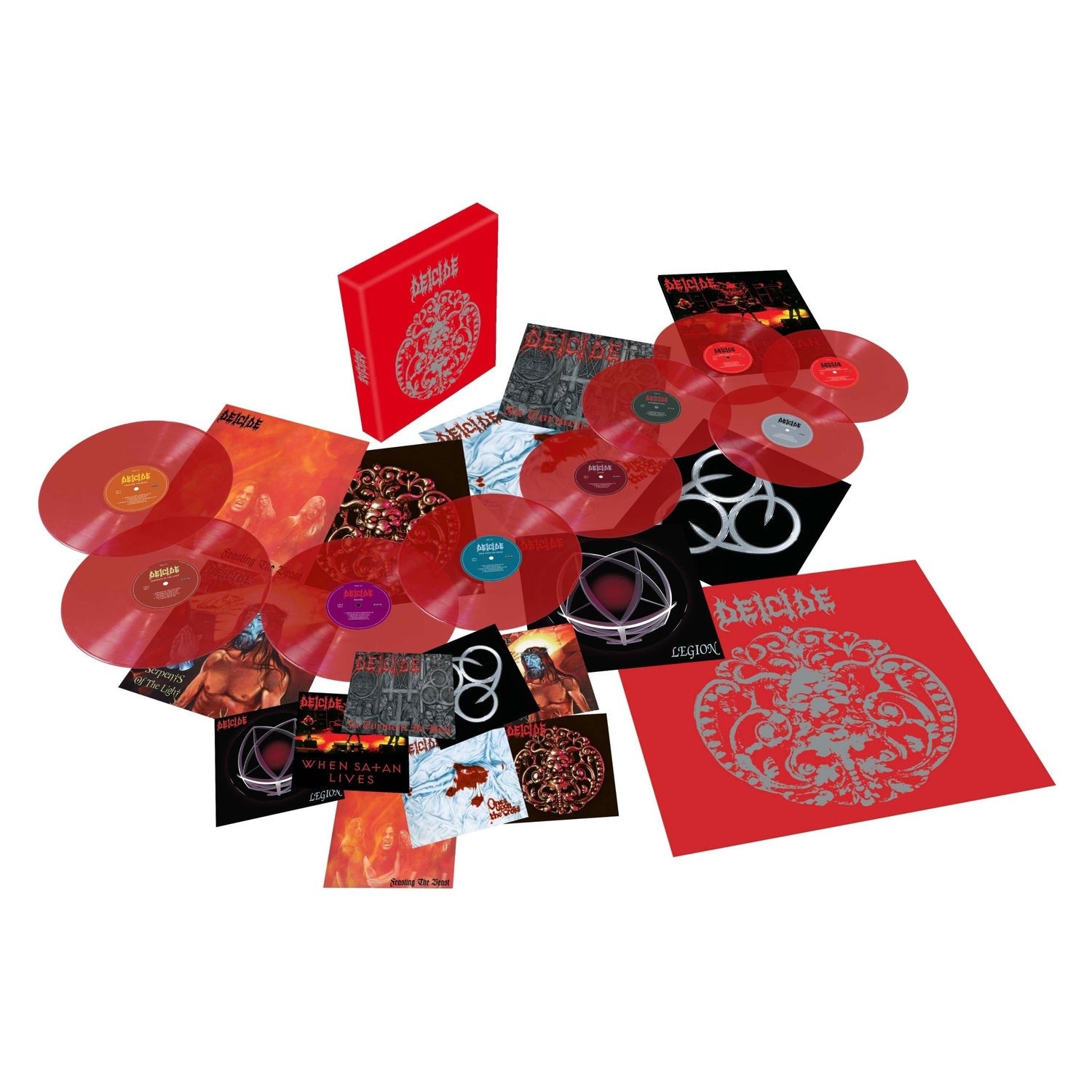 Deicide - Roadrunner Years Exclusive Red Color 9x LP Box Set