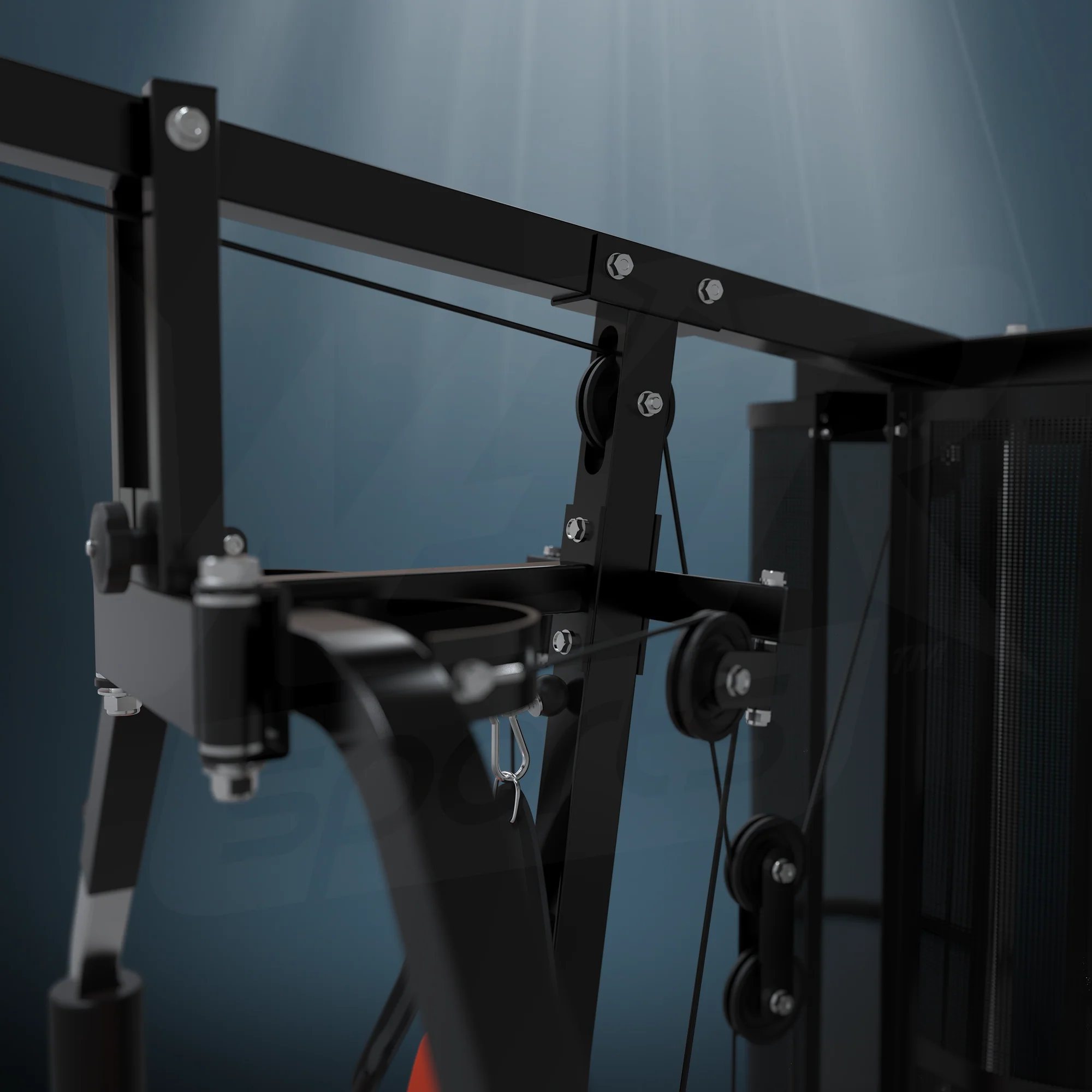 VenomXtreme Home Multi Gym BLACK-ORANGE