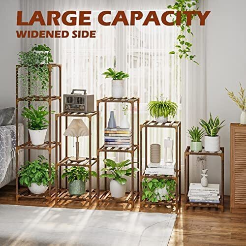 Plant stand indoor plant stand wooden outdoor multi-layer plant stand