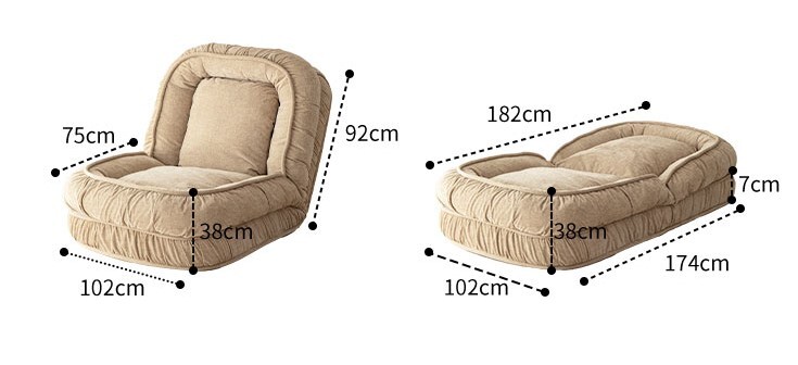 💥Almost Sold Out🚀 FREE SHIPPING🔥Foldable lazy sofa