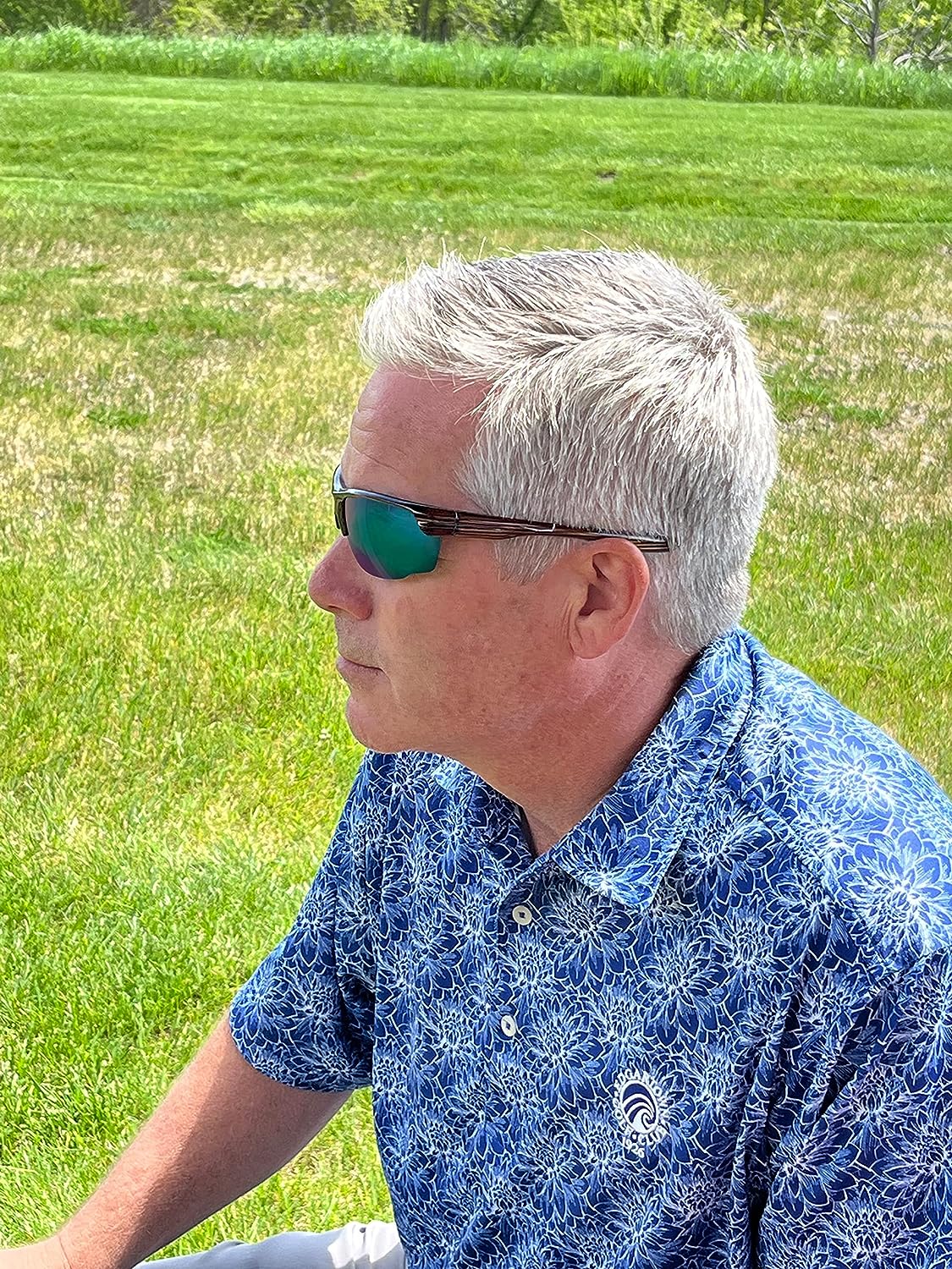 Sungear Kite Polarized Sunglasses Golf Eye Protection, Tortoise & Gray/Green Mirror