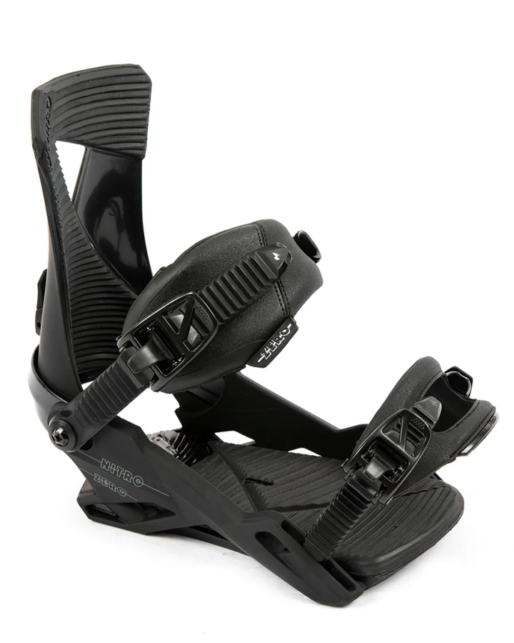 Nitro Zero Snowboard Bindings - Ultra Black - 2023
