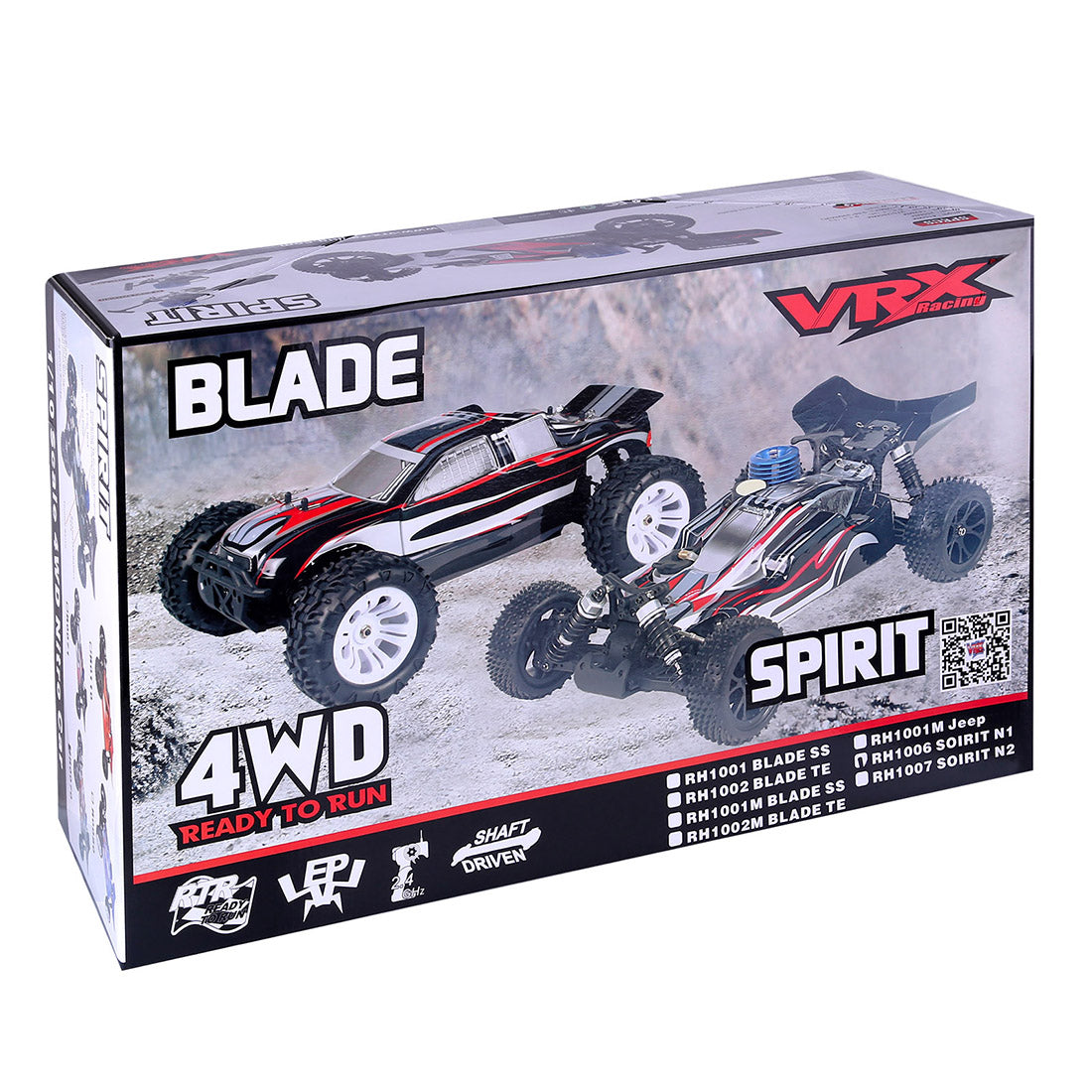 VRX RH1006 RC Car 1/10 2.4G 4WD 75km/h High Speed Force 18 Nitro Methanol Engine RTR Truck