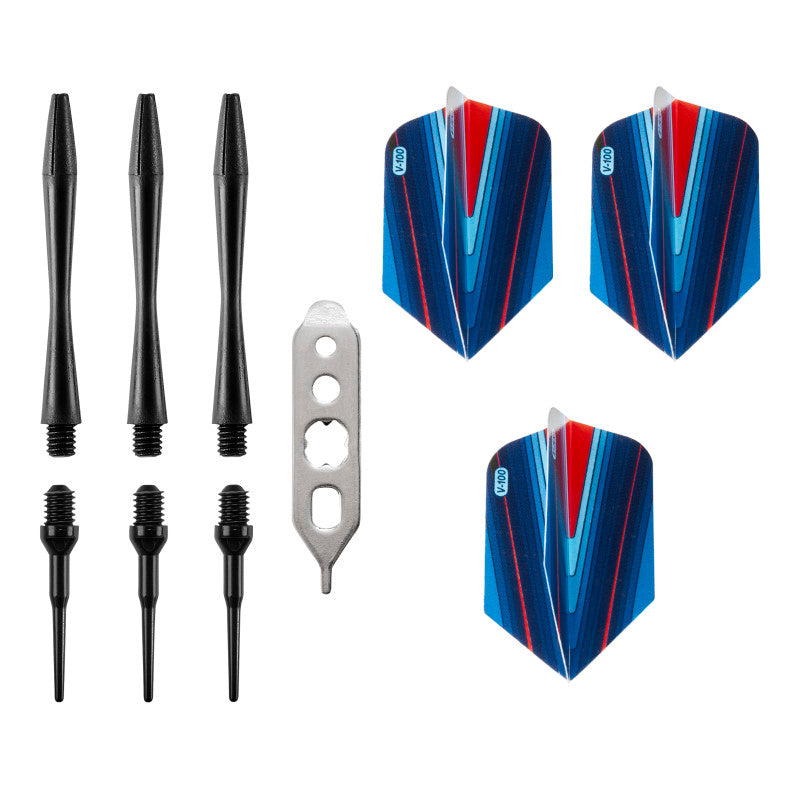 Viper Sidewinder Darts 80% Tungsten Soft Tip Darts Shark Fin Barrel 18 Grams