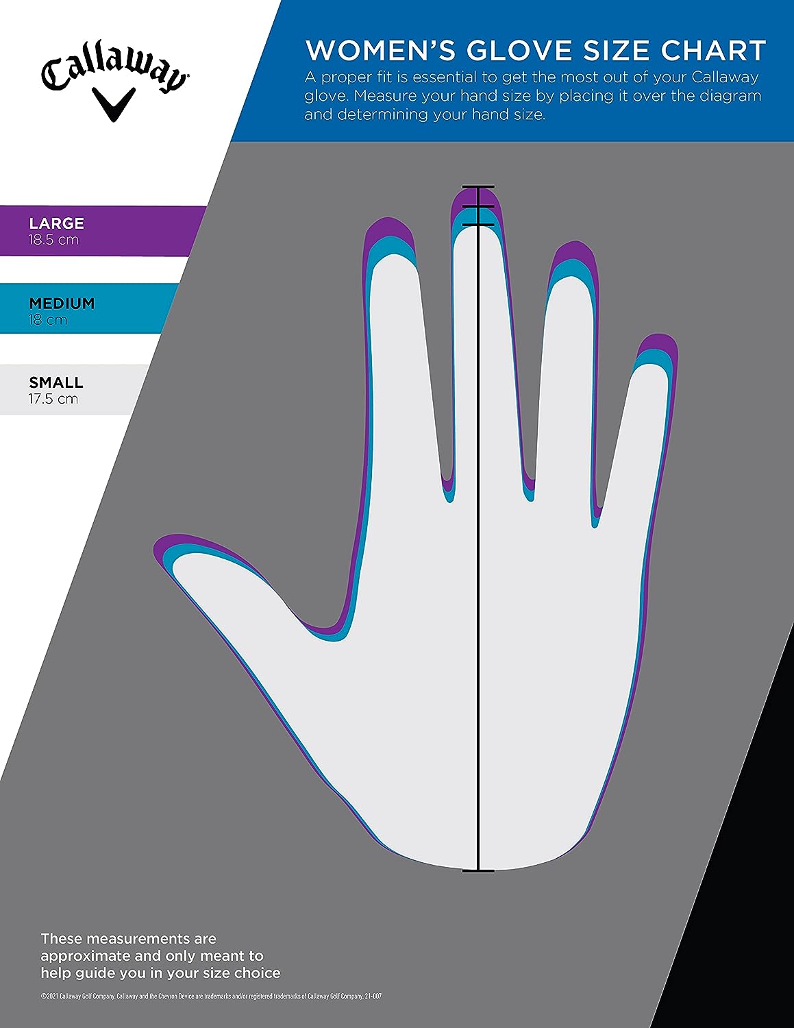 Golf 2022 Women's X Spann Glove