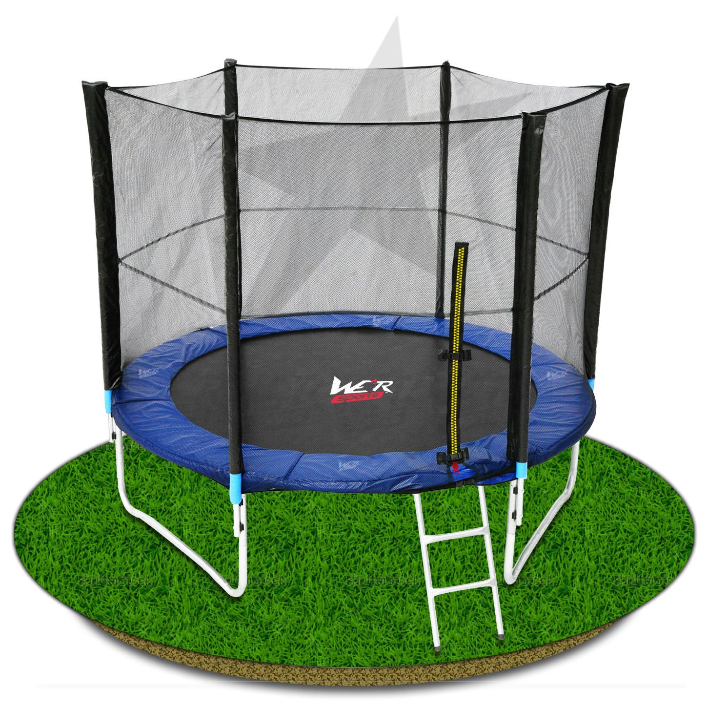 BounceXtreme Garden Trampoline with Ladder and Rain Cover