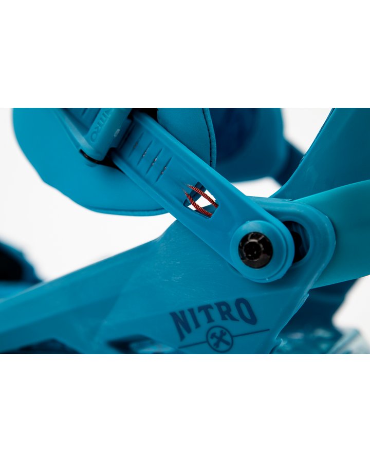 Nitro Team Snowboard Bindings - F.C.S./Blue - 2022 (M)