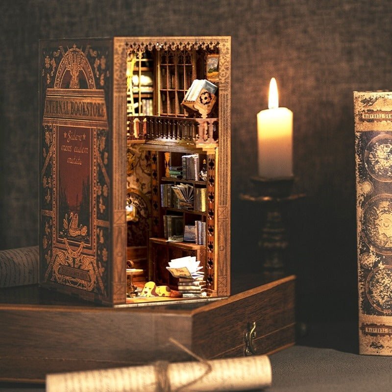 Book Nooks DIY 3D Wooden Puzzle (Best Seller)
