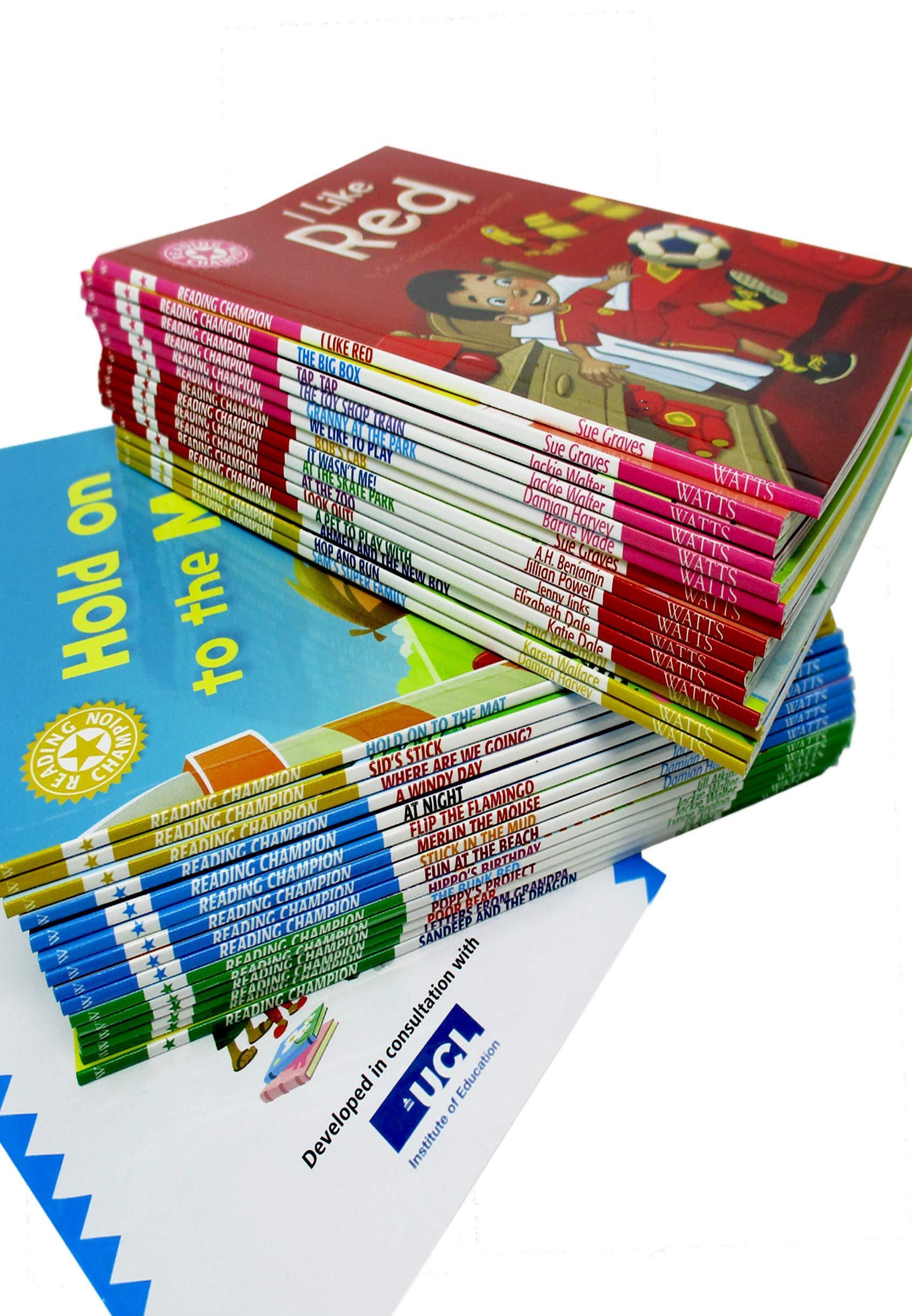 Reading Champions for New Readers 30 Books Set Level 1 to 5 (Beginners Collection Series 1) - Ages 0-5- Paperback
