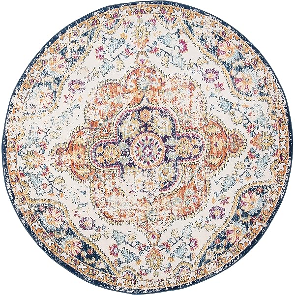 Rugshop Vintage Distressed Bohemian Area 5' x 7' Multi 5' x 7' Multi Color