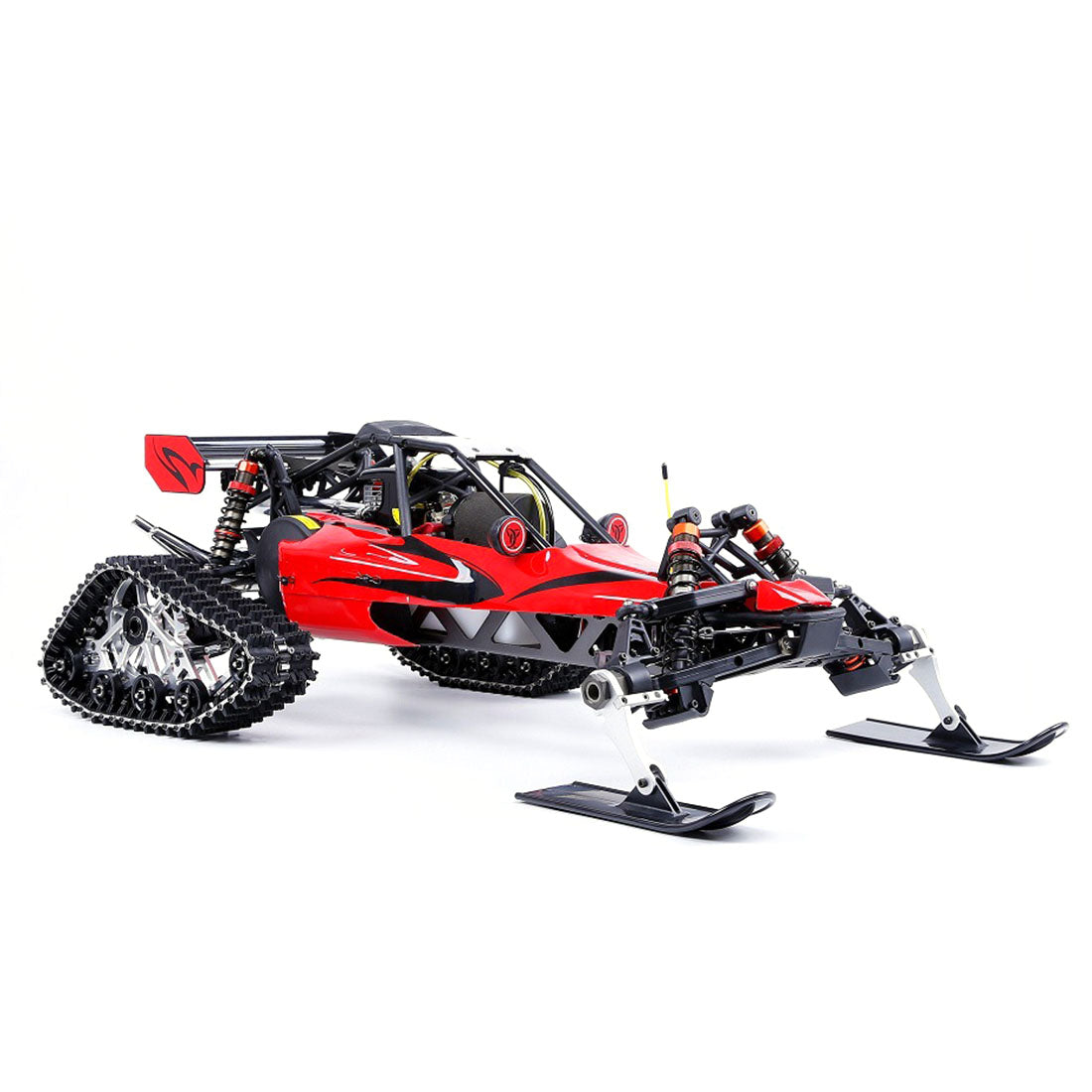 Rovan BAHA450AS Snow 1/5 2WD 2.4G RWD Gasoline Off-road Vehicle RC Model Car with 30.5cc Engine and 4 Tyres - RTR Version