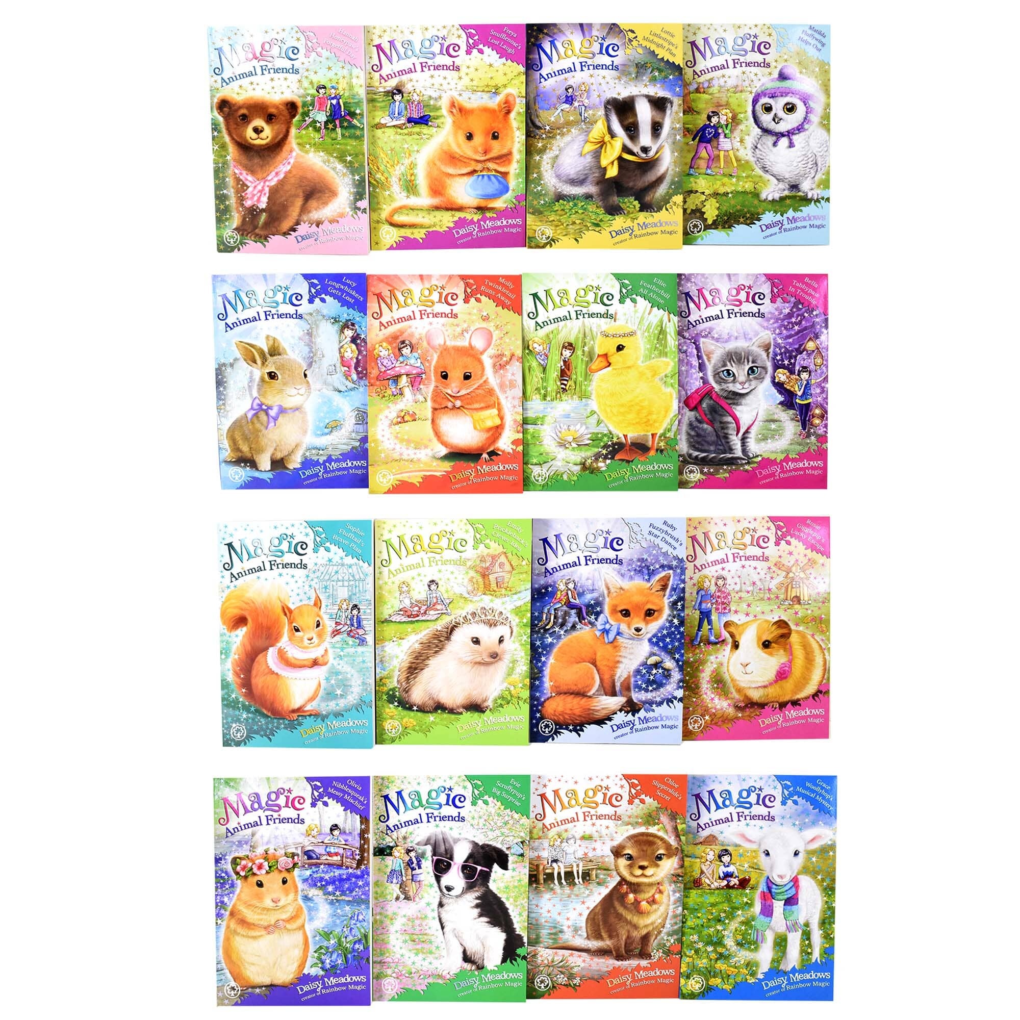 Magic Animal Friends By Daisy Meadows: 16 Books Children Pack Box Set - Ages 7-9 - Paperback